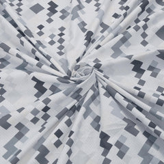 210 TC Premium King Size Bed Sheet Cotton With 2 Pillow Covers | 108 X 108 Inches, Grey | Naturally Soft, Breathable, & Skin Friendly