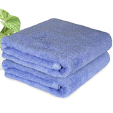 Heelium Bamboo Bath Towel | Lightweight & Quick Drying | Ultra Absorbent Towel 400 Gsm | Pack Of 2 - Iris