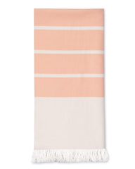 Mush 100% Bamboo Light Weight & Ultra-Compact Turkish Towel 290 Gsm | Super Soft, Absorbent, Quick Dry, Anti-Odor Bamboo Bath Towel (New Peach) 250 Tc