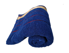 Pyaro Large Size Cotton Bath Towel 450 Gsm | Ultra Absorbent, Quick Drying & Super Soft Bathing Towel (Blue)