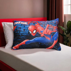 Marvel Spiderman Pillow For Sleeping, Navy Blue - 12 X 18 Inches | Cozy & Fluffy Super Soft Pillow | Suitable For All Sleepers, Multipurpose & Comfortable, Breathable - 2 Pcs
