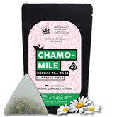 The Tea Trove Organic Chamomile Herbal Tea Bags In Resealable Pouch - 30 Unwrapped Tea Bags | Caffeine Free Chamomile For Sleep & Stress Relief Tea - Steep Hot Or Iced