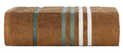 Casa Copenhagen Egyptian Cotton Exotic 1 Pcs Large Bath Towel 520 Gsm (Brown)