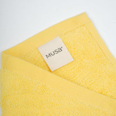 Musa Banana Hand Towels 400 Gsm | Terry Hand Towel For Wash Basin Kitchen Gym Towel For Men (Golden Sunshine) -Set Of 3