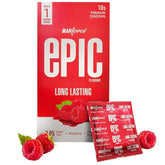 Manforce Epic Pleasure| Ultra Thin Condom | Long Lasting Pleasure | Raspberry Flavour | 10 Pcs |