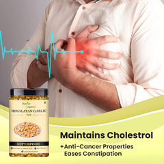 Manhar Organics Himalayan Garlic Raw Kashmiri Lehsun, Himalayan Single Clove Garlic Or Snow Mountain Garlic For Strong Immunity | 400gm 0.8lbs