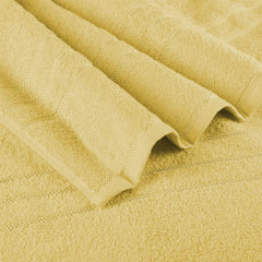 Sassoon Melrose 100% Cotton Hand Towel 400 Gsm | Highly Absorbent, Soft Material Perfect For Daily Use (Lemon) -2 Piece