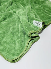 Payaakon – An Ageless Version Microfiber Bath Towels 500 Gsm | Large Size Super Soft Coral Fleece Bathing Towel With Button Quick Dry Super Absorbent-Bath Towel (Green)