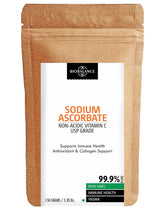 Bio Balance - Sodium Ascorbate Vitamin C Powder 150g Usp Grade | Alkaline, Non Acidic & Easier To Digest Than Ascorbic Acid , Antioxidant & Immune Support | 150gm 0.3lbs