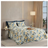 Double Bed King Size Bedsheet 90 X 100 Inches, Multicolor With 2 Pillow Covers | Soft, Breathable & Durable | Wrinkle Resistant
