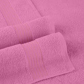 Tiqh 100% Organic Cotton Bath Towel 600 Gsm | Highly Absorbent & Quick Dry Extra Large Bath & Beach Jumbo Bath Sheet Oversized Bath Towel Extra Large (Pink)