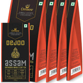 Goodricke Dejoo Single Estate Assam Orthodox Whole Leaf Tea - Pack Of 5 X 100gm, 3.5 Ounce Each | Richer Taste & Flavor - Low Caffeine Chai Patti