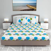 King Size Double Bedsheet With 2 Pillow Covers - 87 X 108 Inches, Multicolor | Soft & Durable For Everyday Use - All Season Comfort