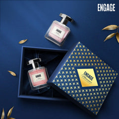 Engage Moments Luxury Femme & Yang Eau De Parfum Gift For Women 100ml Each 3.4 Fl.oz. | Long Lasting Fragrance | Fruity & Floral