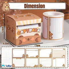 Theme Sticky Notes – 256 Pcs Peel Off Sticky Notes, Kawaii Stickers, Stick Notes For Study