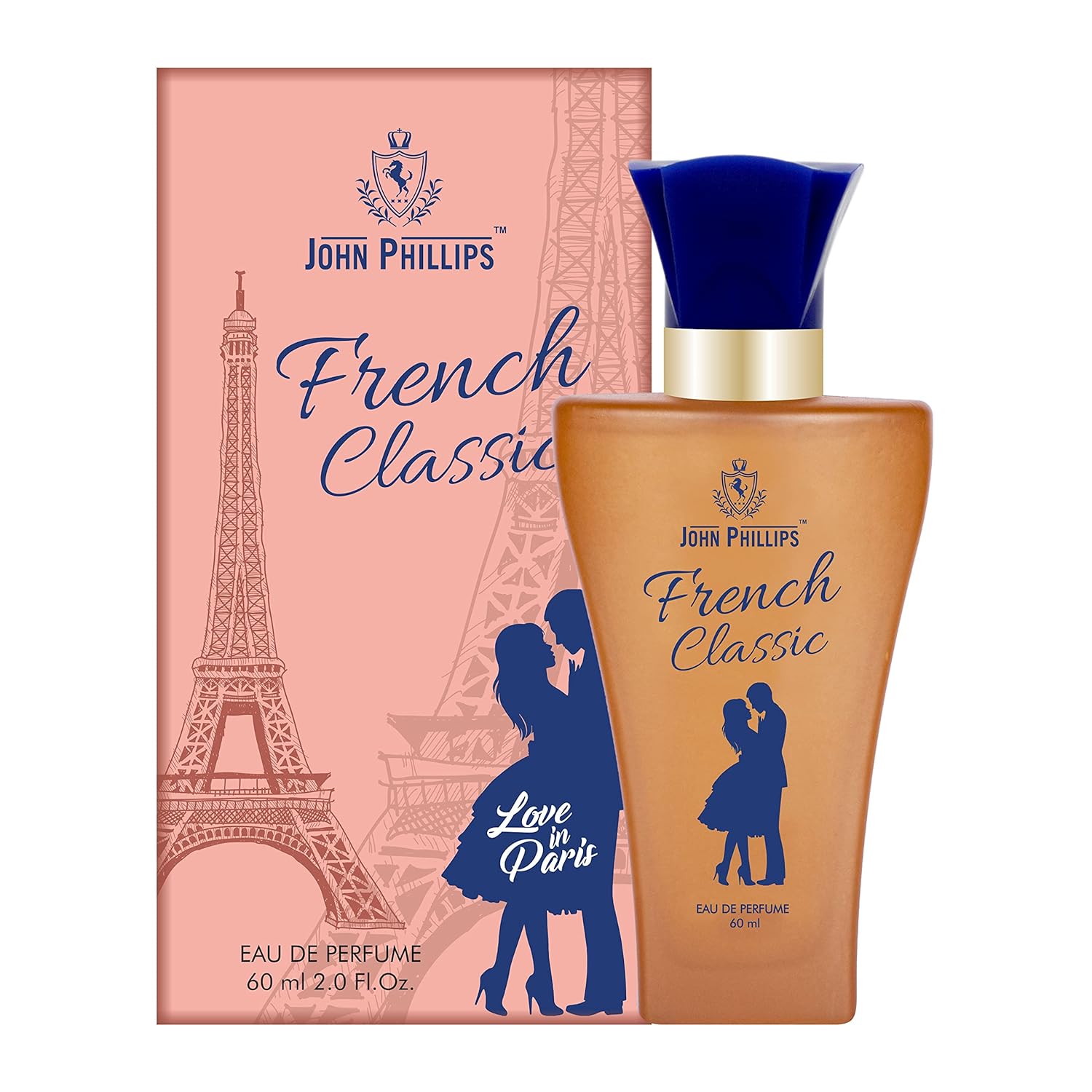 John Phillips First Love & French Classic Eau De Perfume 60ml Each Pack Of 2 For Women John Phillips First Love & French Classic Eau De Perfume 60ml Each Pack Of 2 For Women