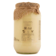 Pure A2 Buffalo Desi Ghee By Haryana Gram | Rich In Vitamin A, D & Minerals Healthy Desi Ghee Good For Glowing Skin | (1 Litre) 33.8 Ounce | Jar Pack
