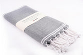 Yaanthiv'S Premium Turkish Cotton Bath Towels 300 Gsm | Eco Luxury Range Of Towels Washable & Quick Dry, Light Weight Bath Towels (Pack Of 3) - Steely Grey