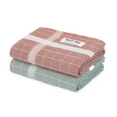 Thirsty Towel Cotton Bath Towel 400 Gsm | Super Soft & High Absorbency Towels, Quick Dry Bath Towels Large Size Pack Of 2 (Red & Green)