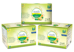Diabliss Premix Instant Lemon Green Tea With Diabetic Friendly Sugar - 90 Sachets, Pack Of 3 X 300gm, 10.5 Ounce Each | Low Glycemic Index, No Chemical Sweeteners - Caffeine Free