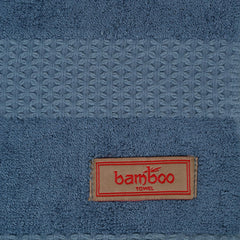 Mulberry Living Bamboo Bliss Bath Towel 1200 Gsm | Ultra-Soft, Eco-Friendly, Quick Dry & Highly Absorbent Bath Towel (Denim Blue & Coral Peach) - 2 Pcs