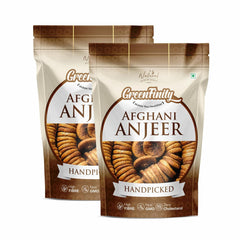 Natural Dried Figs Afghani Anjeer By GreenFinity 500gm, | Natural Sweet Flavor Anjeer Dry Fruits Anjeer | 17.6 Ounce | Pack Of 1