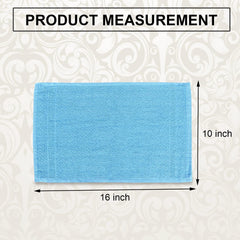 Torque Microfiber Hand & Face Towel 600 Gsm | Hand Towel For Kitchen/Wash Basin 100% Cotton Soft, Absorbent (Assorted)- Pack Of 6