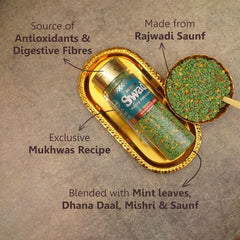 Panjon Swad Maharaja Mix & Kashmiri Mix 450gm, 2 Bottles | After-Meal Snack