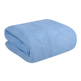 Fezora Microfiber Bath Towels 500 Gsm | Large Size Bath Towel- Super & Absorbent With Hook Quick Dry Towel For Men & Women (Light Blue)