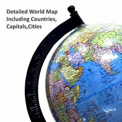 Political Globe 5 Inch For Learning World Map For Kids & Students UPSC Aspirants, Home & Office, Desk Decor, Political Globe, Pack Of 1