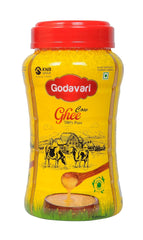 Pure Desi Cow Ghee By Godavari | High In Protein Fiber Healthy Desi Ghee Good For Parathe | (500ml) 16.9 Ounce | Jar Pack