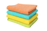 Cluze Cotton Medium Size Hand Towel 600 Gsm | Towel For Wash Basin High Absorbent Hand Towels (Multicolor) - 4 Pcs