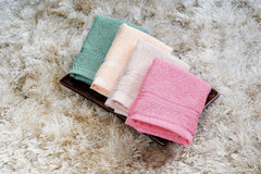 Oras Luxury Cotton Face Towel 600 Gsm | Ultra Soft Extra Absorbent Small Size Towel (Multicolour) - Set Of 6
