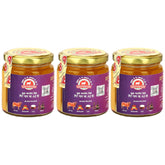 100% Natural Desi Ghee By Gavyratan | High In Protein Fiber Healthy Desi Ghee Good For Overall Health | 600ml (200ml * 3) 20.2 Ounce | Jar Pack