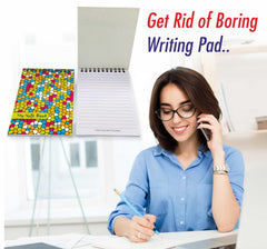 Ruled Laminated Cover Corporate Notepad, For Variety Writing Instruments | 30 Pages, Set Of 10