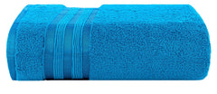 Casa Copenhagen Egyptian Cotton Zero Twist Large Bath Towel 500 Gsm (Teal Blue)