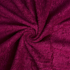 Welspun 100% Cotton Large 1 Bath + 1 Hand & 2 Face Towels 1000 Gsm | Dobby Solid Towel Combo Set (Magenta)