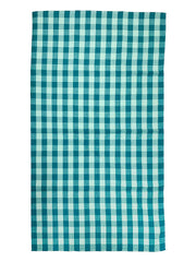 Athom Living Premium Cotton Light Weight Quick-Dry High Absorbent Cotton Bath Towel 250 Gsm, | Green Checks