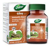 Dabur Giloy Tablets Immunity Booster, Blood Purifier, Health & Well - Being | 60 Tablets 100gm 0.2lbs