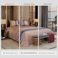 Super King Bedsheet With 2 Pillow Covers - 108 X 108 Inches, Multicolor | Hypoallergenic, Breathable, Gentle On Skin & Hair, Fade & Wrinkle Resistant, Wedding Gift For Couples