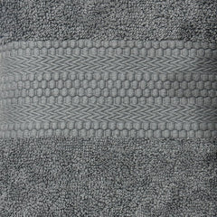 Stamio Cotton Bath Towel 600 Gsm | Two Ply Combed, Extra Soft & Absorbent Large Full Size Towels For Bathing, Home, Sports, Salon, Hotel Use (Grey)