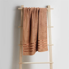Spread Spain 100% Cotton Face Towel 600 Gsm | Roman Face Towel Super Absorbent Soft & Quick Dry Towels (Tabacco) -Set Of 2