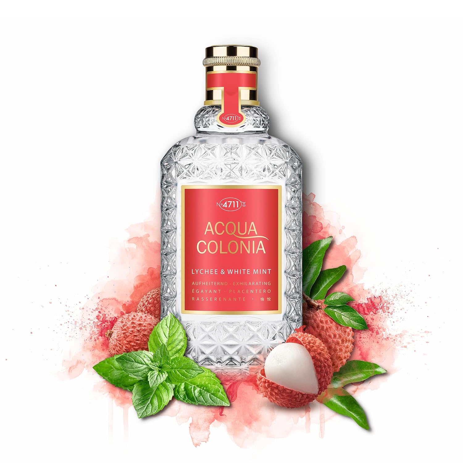 4711 Acqua Colonia Lychee & White Mint Unisex Eau De Cologne 170ml 5.7 Fl.oz. | Best Gift For Love 4711 Acqua Colonia Lychee & White Mint Unisex Eau De Cologne 170ml 5.7 Fl.oz. | Best Gift For Love