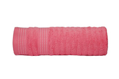 Casa Copenhagen Egyptian Cotton Exotic Hand Towel 400 Gsm (Flamingo Pink)- 2 Pcs