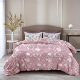 1 King Size Bedsheet With 2 Pillow Covers - 104 X 104 Inches, Pink | Soft Wrinkle Free & Breathable Bedsheets - Durable & Long Lasting Bedsheet
