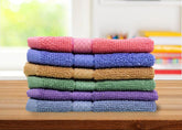 Caslino Small Cotton Face Towels 600 Gsm | Soft & Absorbent Towel For Women & Men - Multicolor (Pack Of 6)