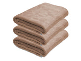 Black Gold Ultra Soft Bath Towel 1600 Gsm | Premium Microfiber, Quick Dry, Highly Absorbent, Oversized Bath Towel Pool, Spa, Travel & Hotel Use (Brown)- Pack Of 3