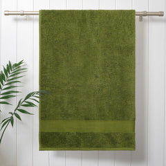 Hanorix 100% Cotton Bath Towels 500 Gsm | Bath Towels Large Size Soft & Absorbent Bath Towel (Green)