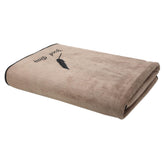 Khillayox Microfiber Unisex Anti-Bacterial Large Size Bath Towel 400 Gsm | Super Soft & Super Absorbent Bath Towels For Men, Women (Brown Color)