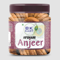 100% Natural Afghani Anjeer Dried Figs By Bk Kart 450gm, | Vitamins & Minerals Natural Sweetness Healthy dry fruits for Diet Jar Pack | 15.8 Ounce